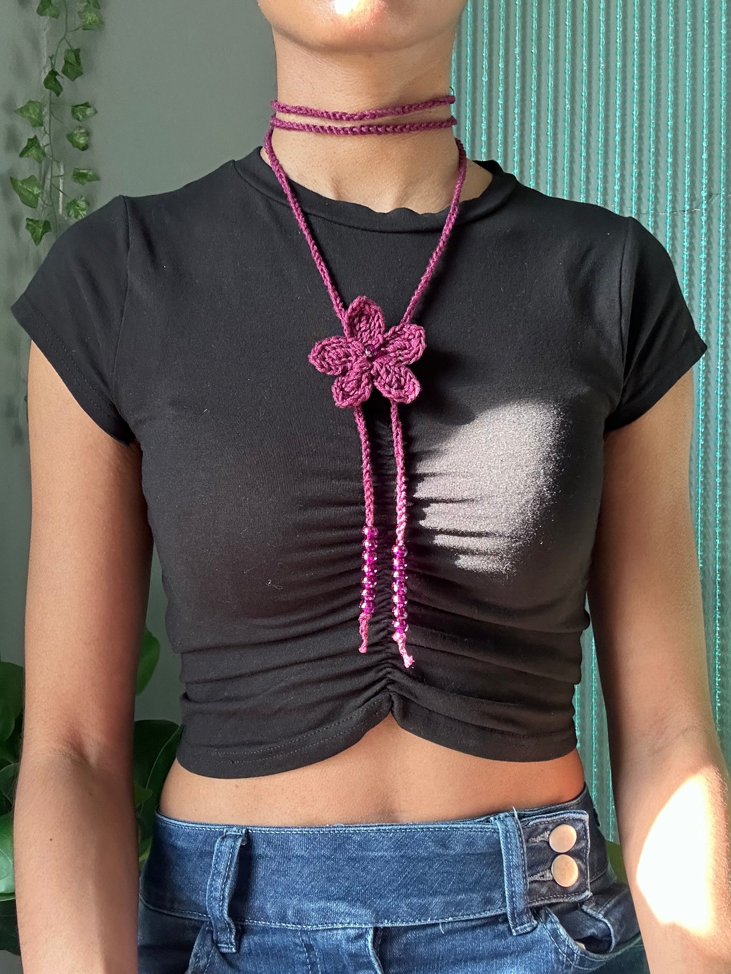 Lorelai Choker Plum