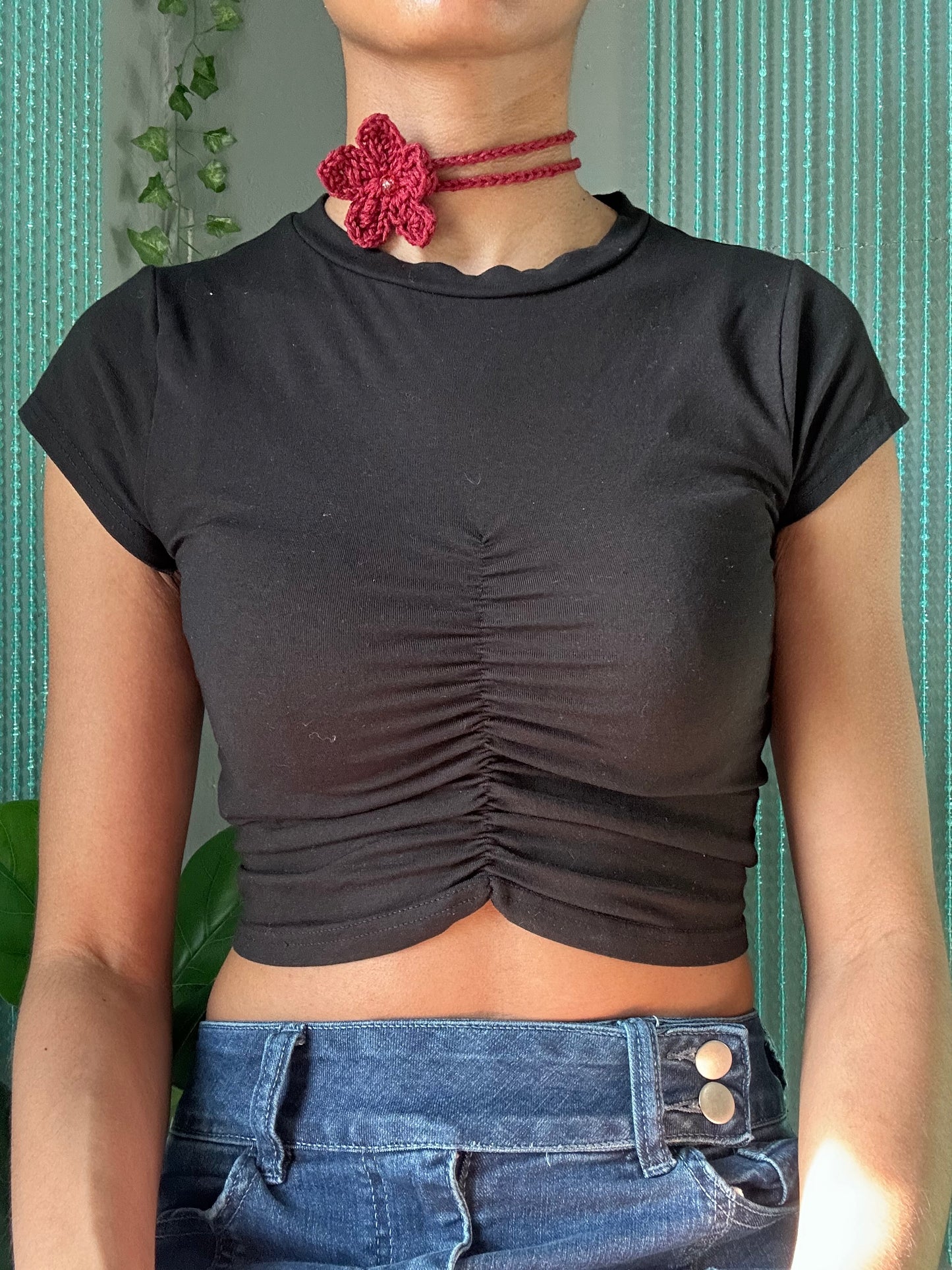 Lorelai Choker Burgundy