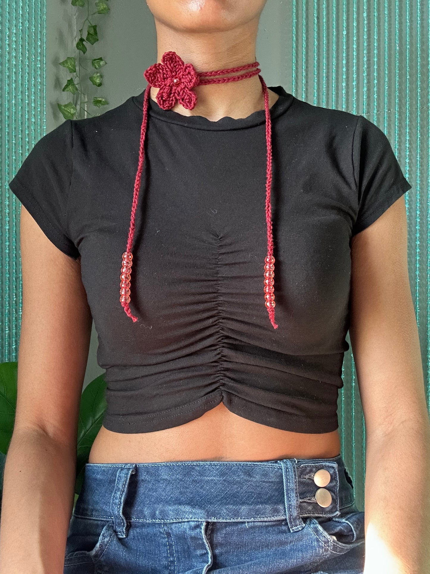 Lorelai Choker Burgundy