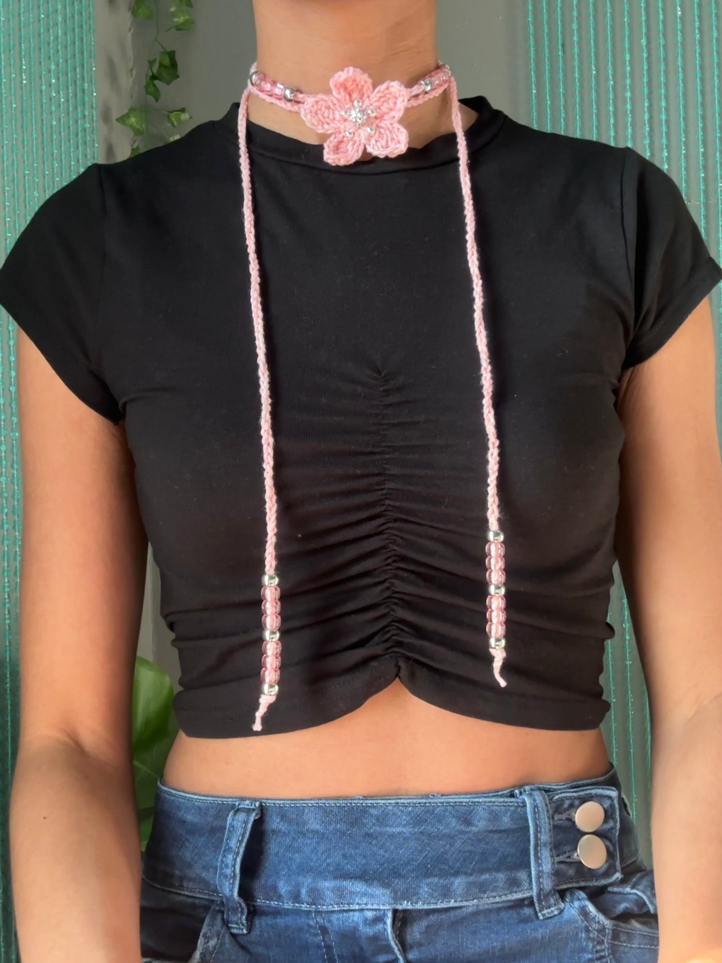 Aura Pink Choker