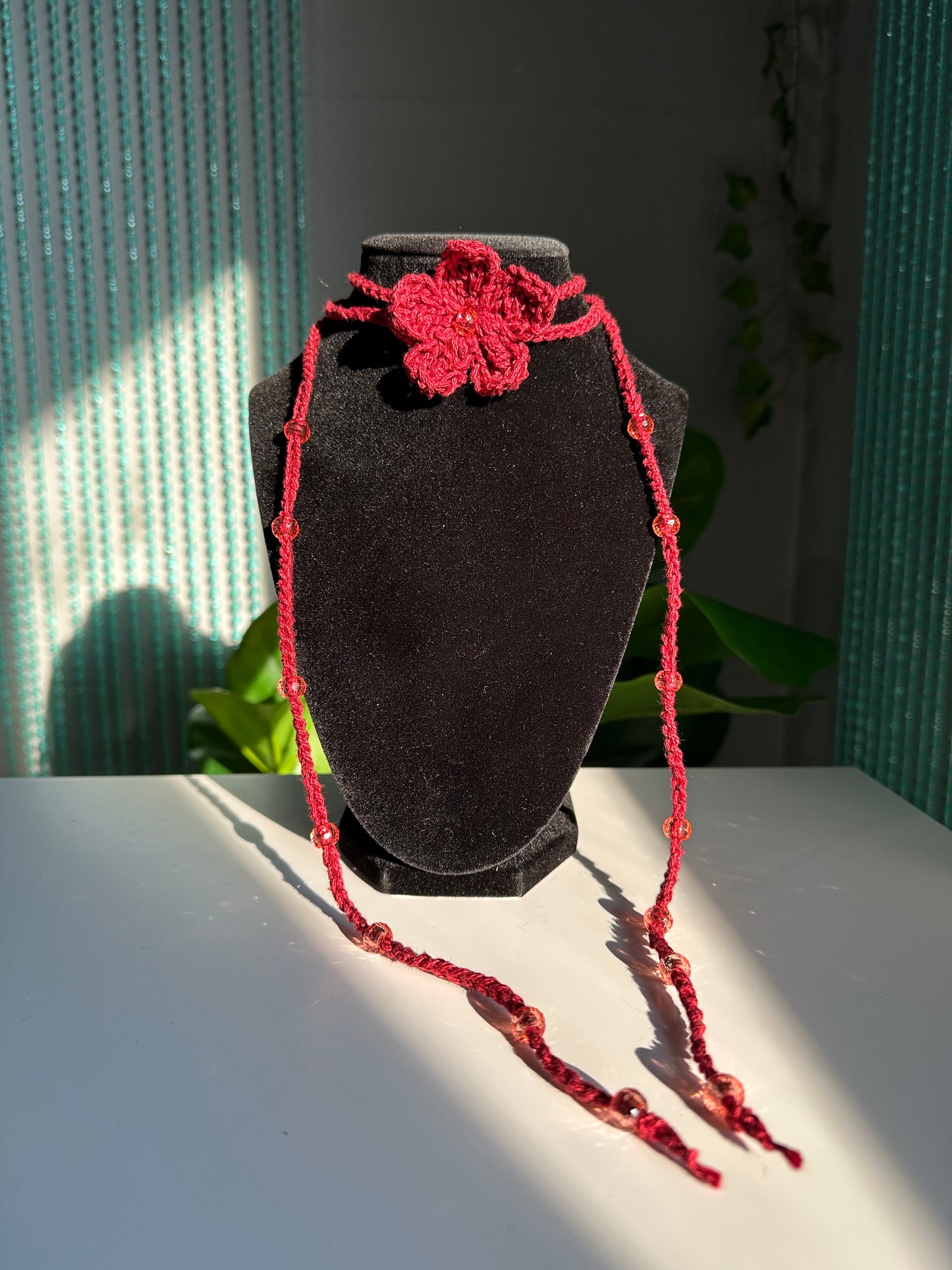 Lorelai Choker Burgundy - 20% off add to cart