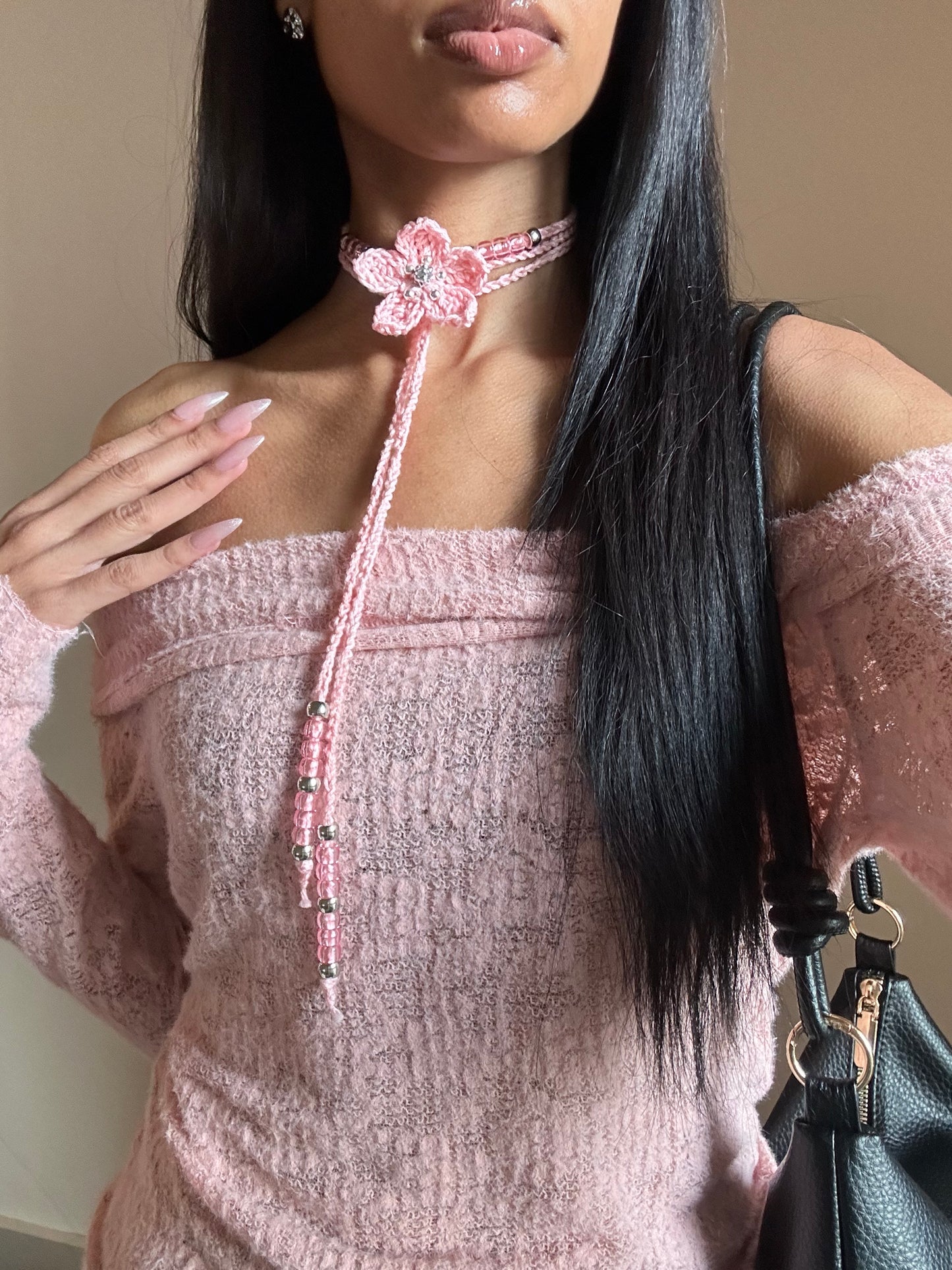 Aura Pink Choker
