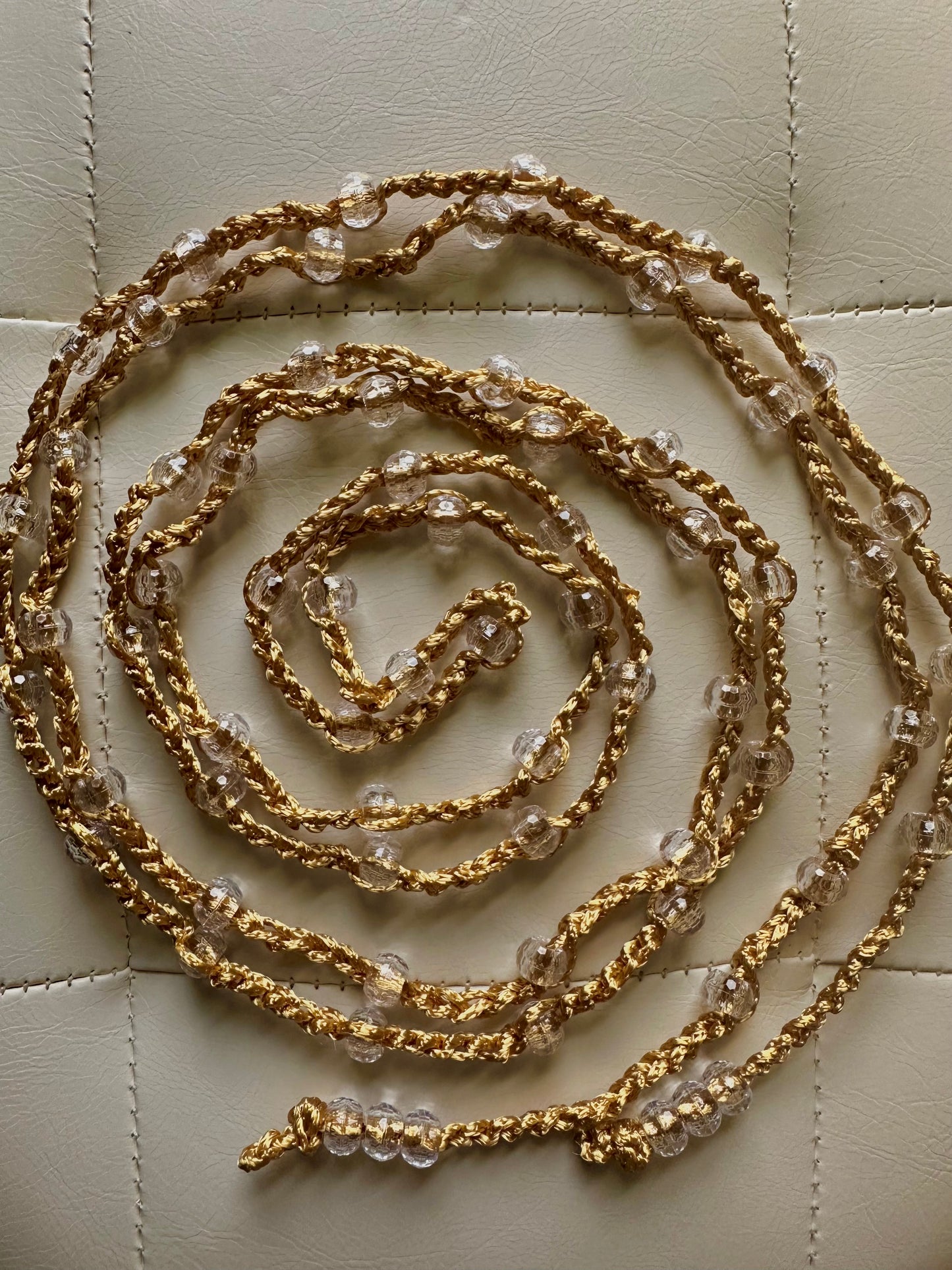 Crochet Waist Beads - Gold
