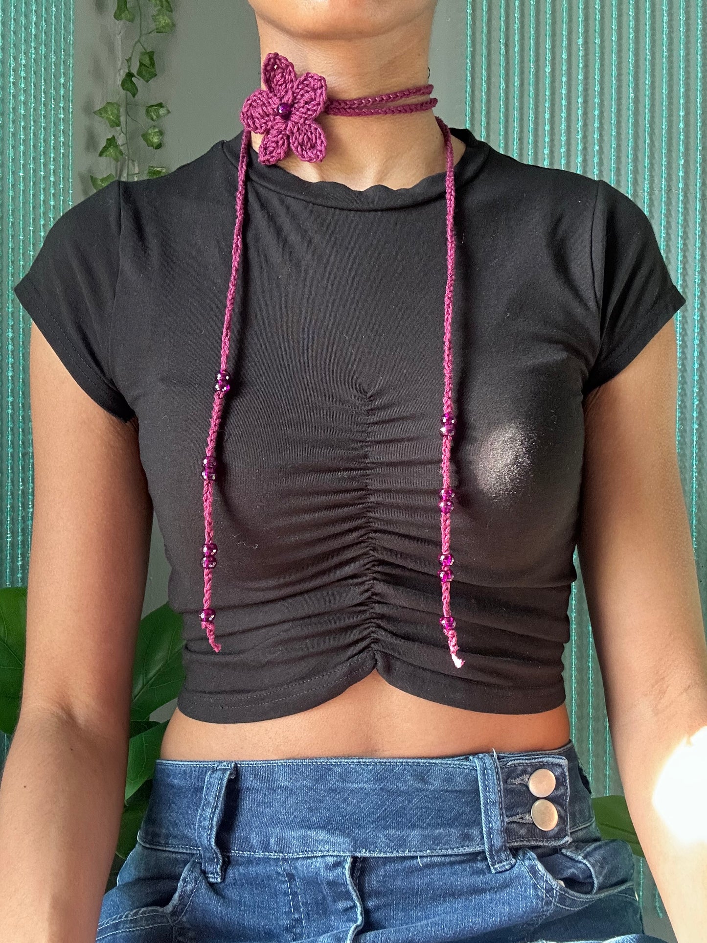 Lorelai Choker Plum